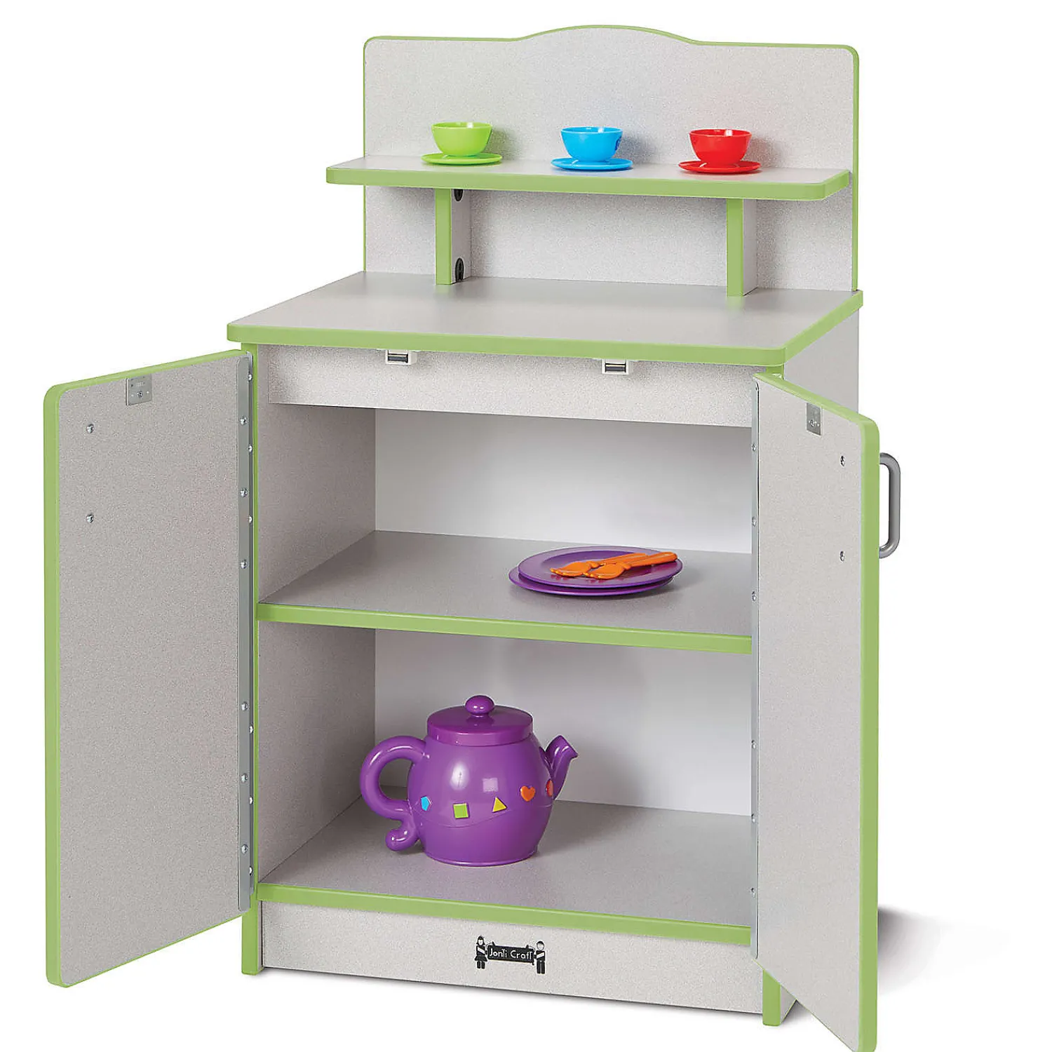 rainbow_accents_culinary__1.webp Oriental Trading Play Sets*Rainbow Accents Culinary Creations Kitchen Cupboard - Key Lime Green