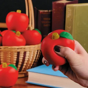Oriental Trading Stress Balls & Toys*Red Apple Stress Toys - 12 Pc.