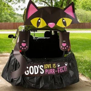 Religious Black Cat Trunk-Or-Treat Decorating Kit - 6 Pc.<Oriental Trading Cheap