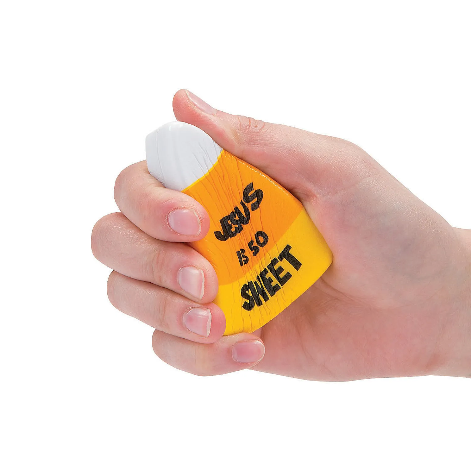 religious_candy_corn_stre_0.webp Oriental Trading Stress Balls & Toys*Religious Candy Corn Stress Toys - 12 Pc.
