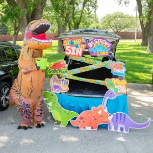 Religious Dinosaur Trunk-Or-Treat Decorating Kit - 11 Pc.<Oriental Trading Shop