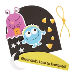 Religious Halloween Monster Sign Craft Kit - Makes 12<Oriental Trading Clearance