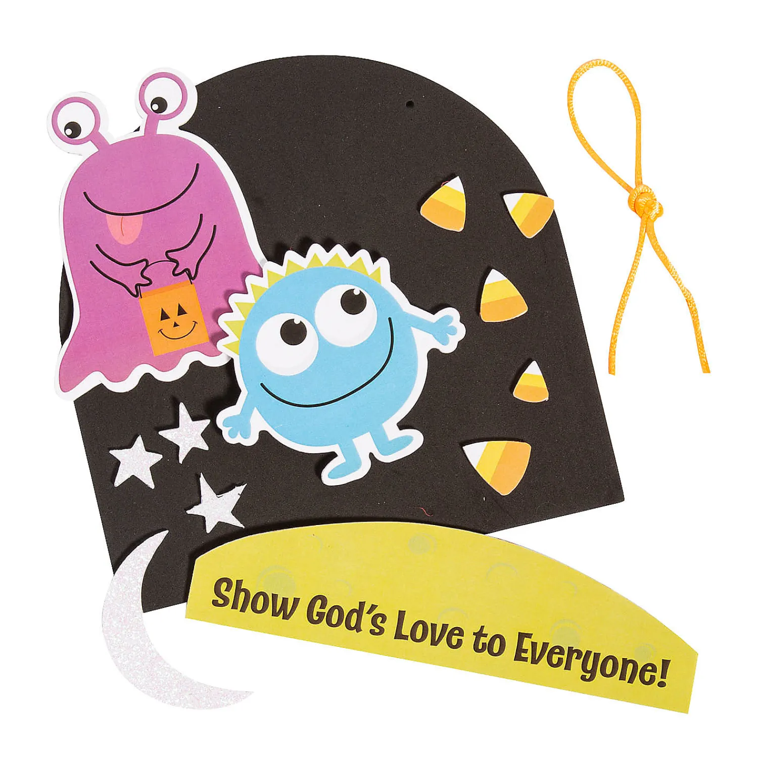 religious_halloween_monst_1.webp Religious Halloween Monster Sign Craft Kit - Makes 12<Oriental Trading Clearance