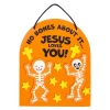 Religious Halloween No Bones About It Jesus Loves You Craft Kit - Makes 12<Oriental Trading Shop