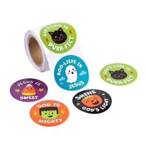 Religious Halloween Sticker Roll - 100 Pc.<Oriental Trading Cheap