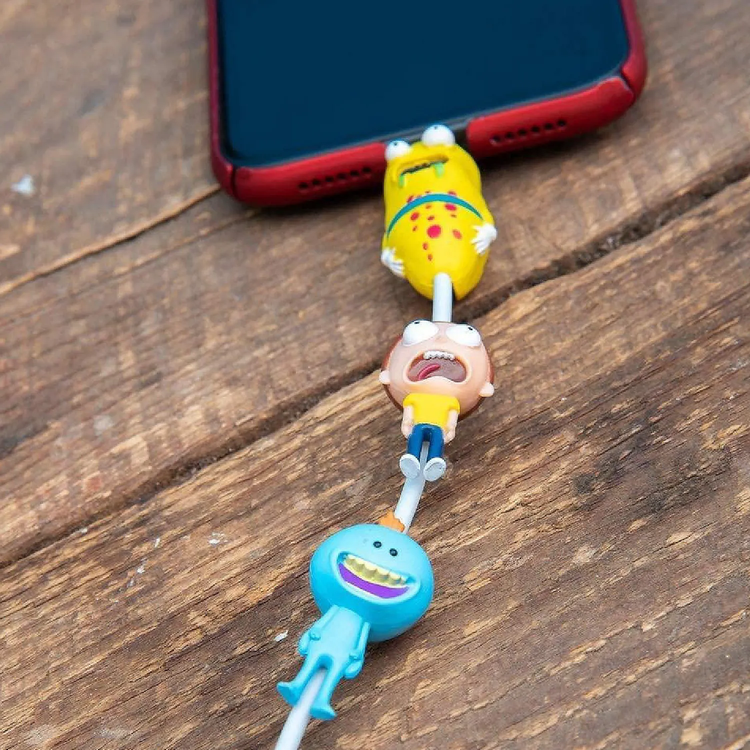 rick__morty_kblings_pack__2.webp Oriental Trading Character Toys*Rick & Morty K-Blings 3-Pack Cable Protectors Personalize Adult Swim Wow! Stuff