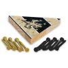 Oriental Trading Puzzles*Rico Industries Nfl Football New Orleans Saints 4.5" X 4" Wooden Travel Sized Pyramid Game - Toy Peg Games - Triangle - Family Fun
