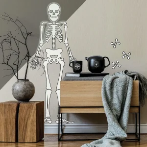 Roommates Skeleton Glow In The Dark Peel And Stick Giant Wall Decals<Oriental Trading Best