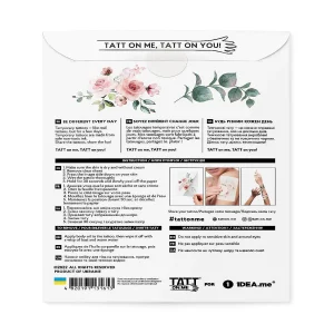 Oriental Trading Temporary Tattoos*Rose Spring Tattoo Set