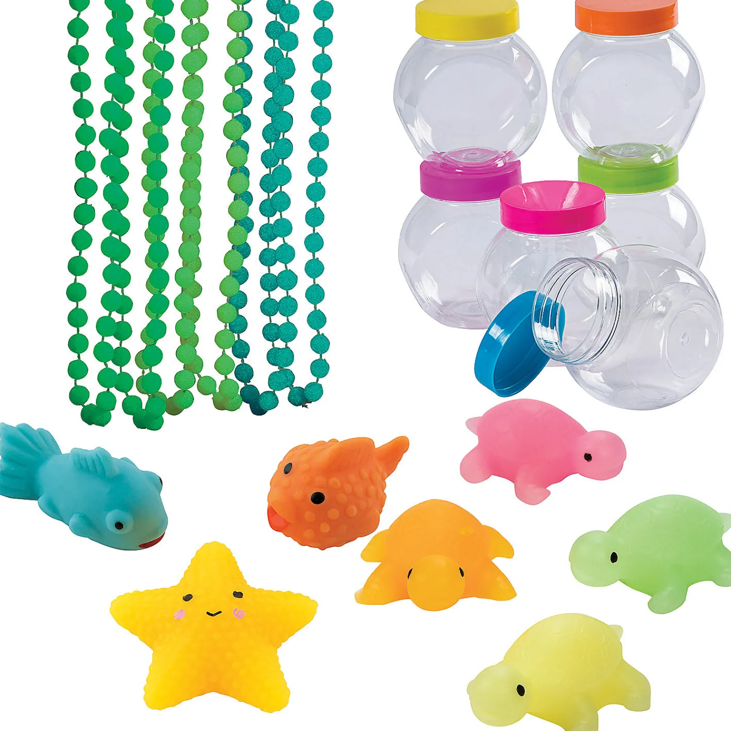 sea_life_mochi_squishies__0.webp Oriental Trading Putty & Squishy Toys*Sea Life Mochi Squishies In Aquariums Kit For 24