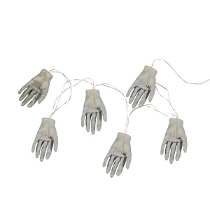 Set Of 6 Skeleton Hands Halloween Light Set<Oriental Trading Clearance