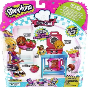 Oriental Trading Play Sets*Shopkins Season 6 Chef Club Themed Set Waffle