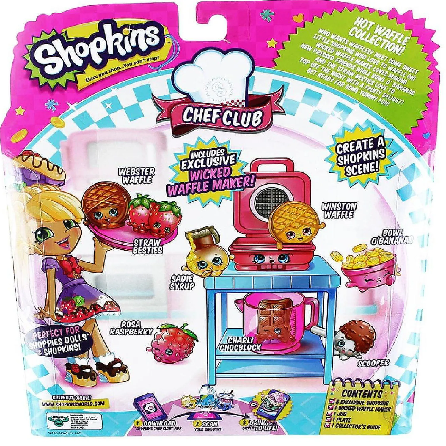 shopkins_season__chef_clu_1.webp Oriental Trading Play Sets*Shopkins Season 6 Chef Club Themed Set Waffle