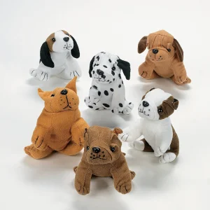 Oriental Trading Stuffed Animals & Plush Toys*Sitting Stuffed Dogs - 12 Pc.
