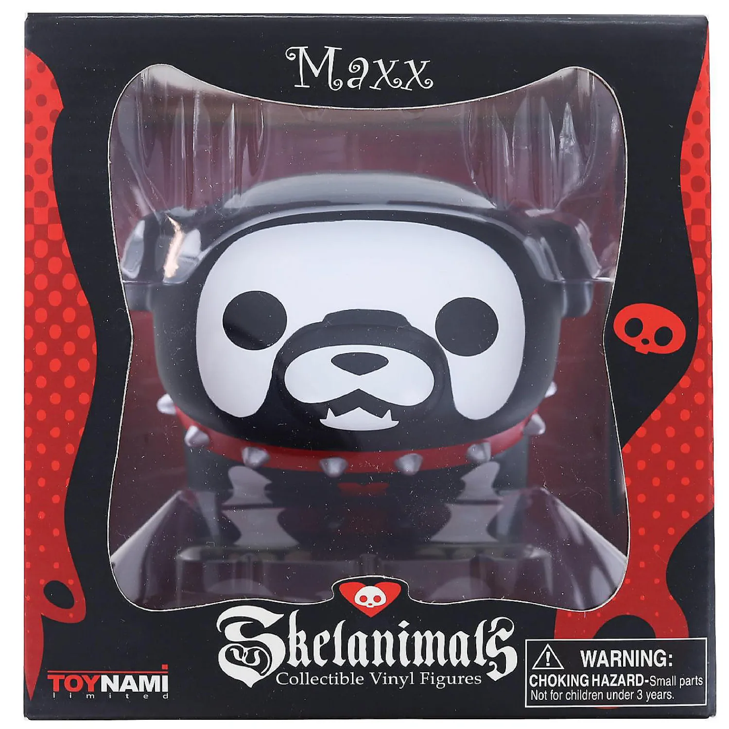 skelanimals__inch_collect_0.webp Oriental Trading Character Toys*Skelanimals 4.5 Inch Collectible Vinyl Figure Maxx The Bulldog