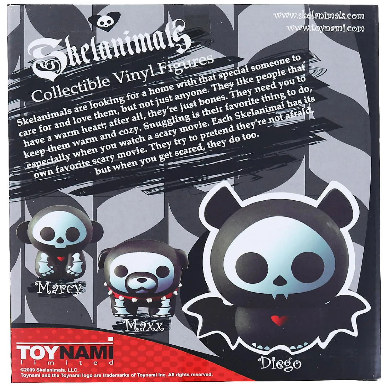 skelanimals__inch_collect_1-1.webp Oriental Trading Character Toys*Skelanimals 4.5 Inch Collectible Vinyl Figure Diego The Bat