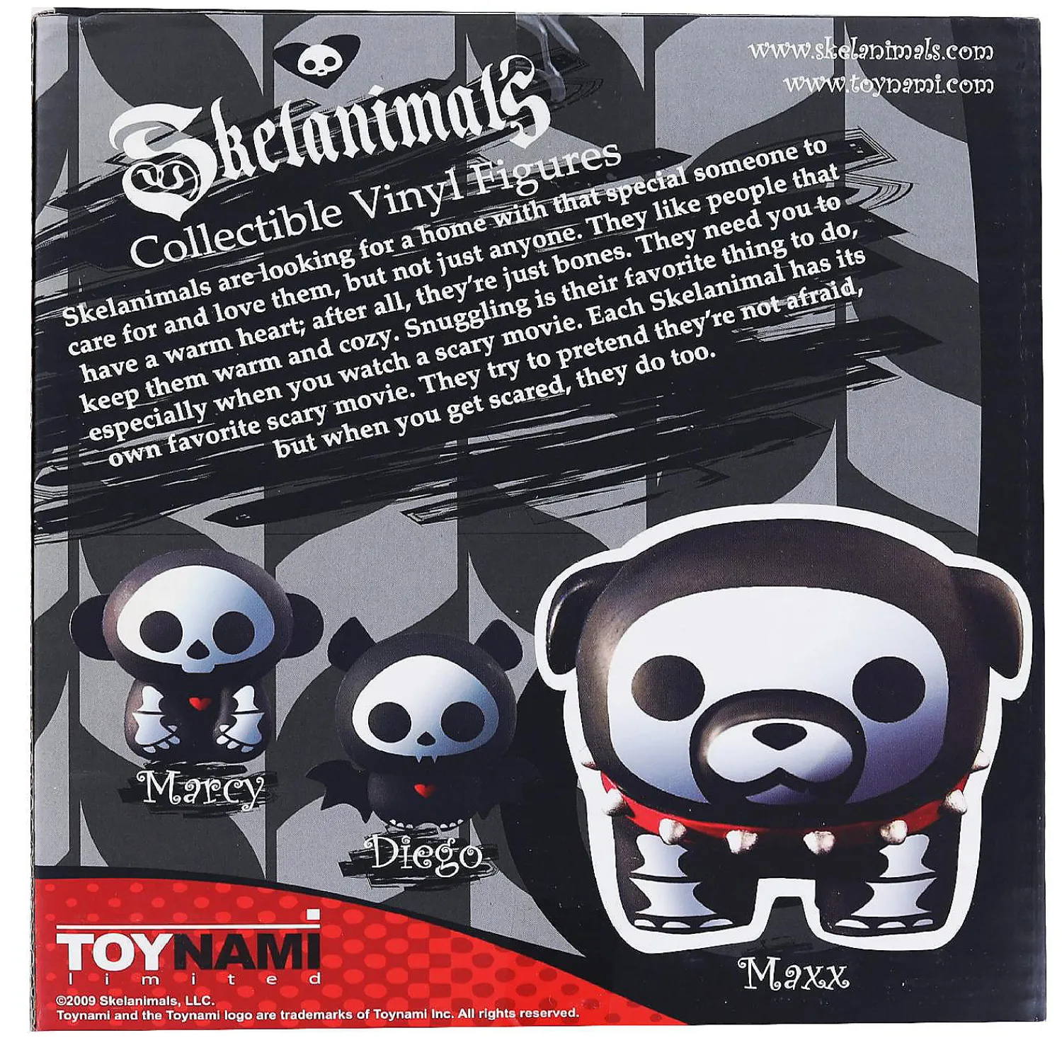 skelanimals__inch_collect_1.webp Oriental Trading Character Toys*Skelanimals 4.5 Inch Collectible Vinyl Figure Maxx The Bulldog