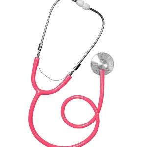 Oriental Trading Pretend Play*Skeleteen Pink Doctor's Stethoscope Toy - Doctor Or Nurse Pretend Play Costume Accessories And Prop Toys For Kids - 1 Piece