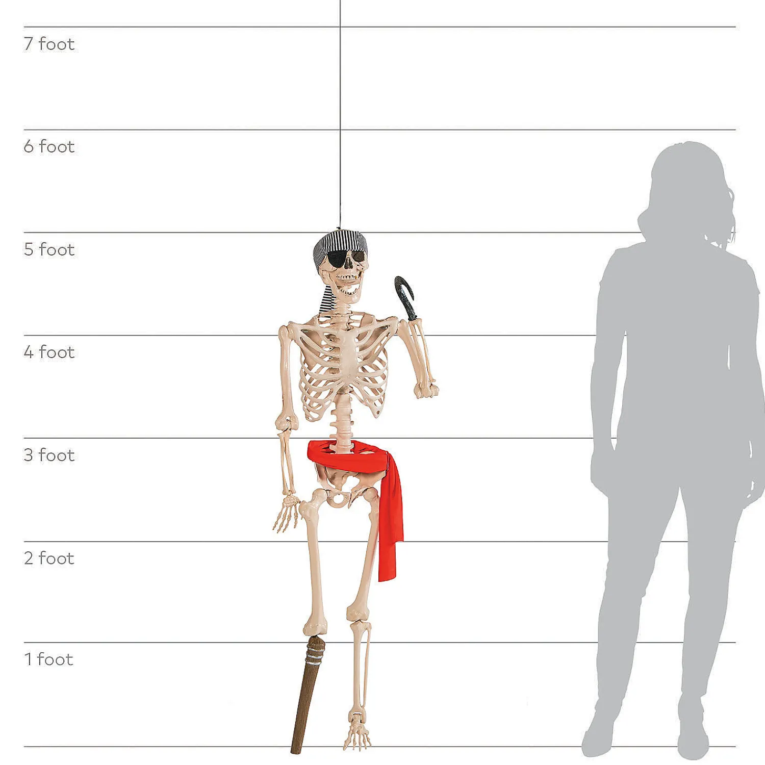 skeleton_mermaid__pirate__1.webp Skeleton Mermaid & Pirate Couple Halloween Decorations<Oriental Trading Store