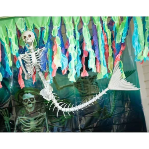 Skeleton Mermaid & Pirate Couple Halloween Decorations<Oriental Trading Store