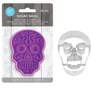 Skull Cookie Cutter And Stamp 2 Piece Set<Oriental Trading Best Sale