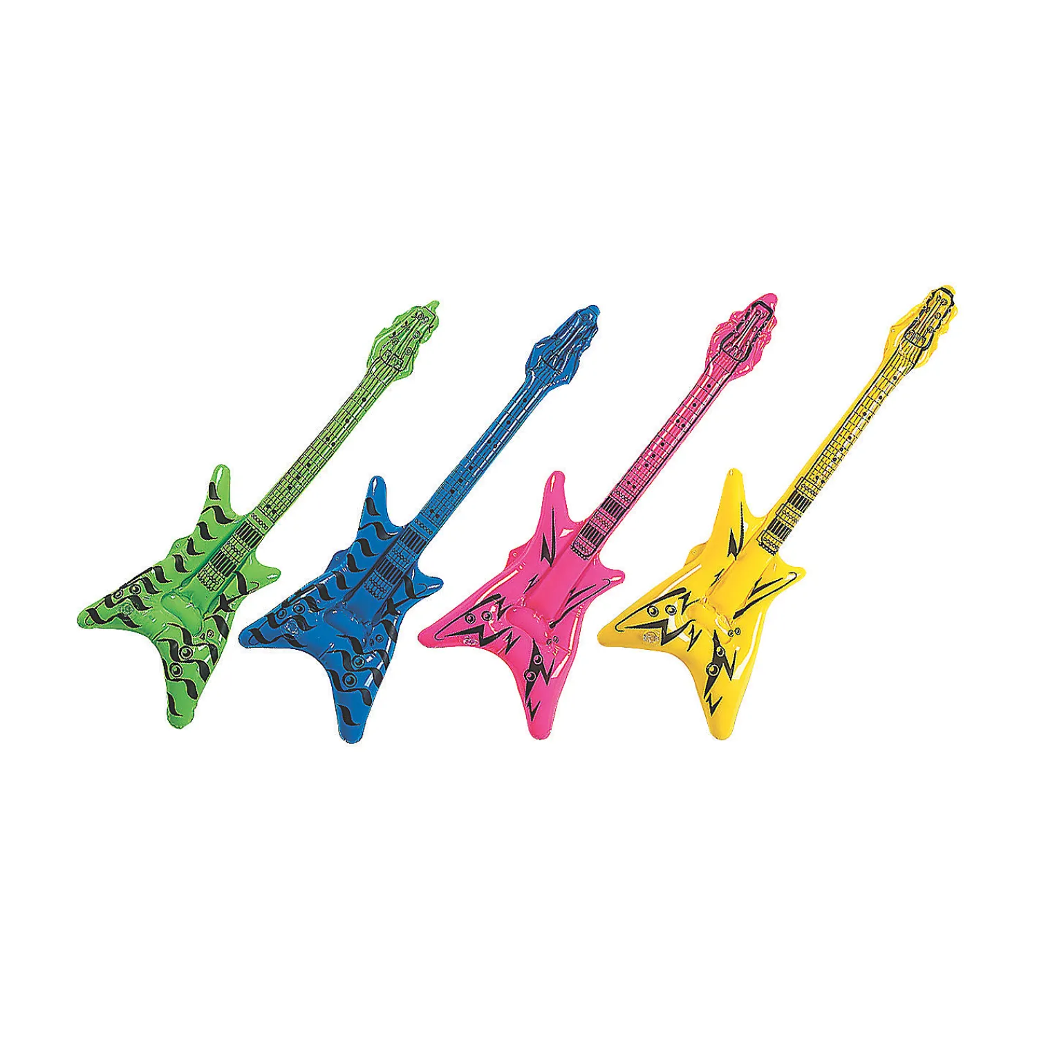 small_inflatable_v_guitar_3.webp Oriental Trading Inflatable Toys*Small Inflatable V Guitars - 12 Pc.