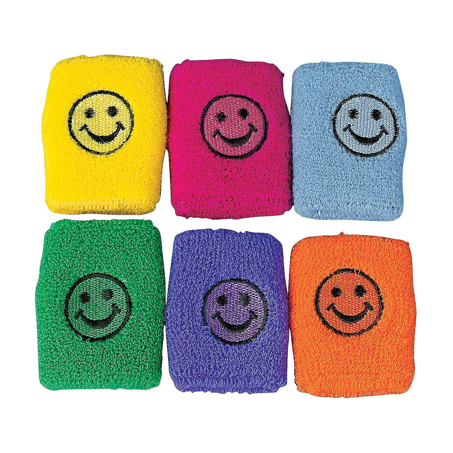 smile_face_wristbands___p_0.webp Oriental Trading Bracelets*Smile Face Wristbands - 12 Pc.