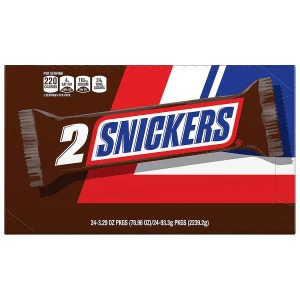 Snickers 2-To-Go Bars, 3.29 Oz, 24 Count<Oriental Trading Best Sale