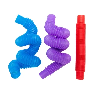 Oriental Trading Fidget Toys & Spinners*Solid Color Expanding Tube Fidget Toys - 12 Pc.