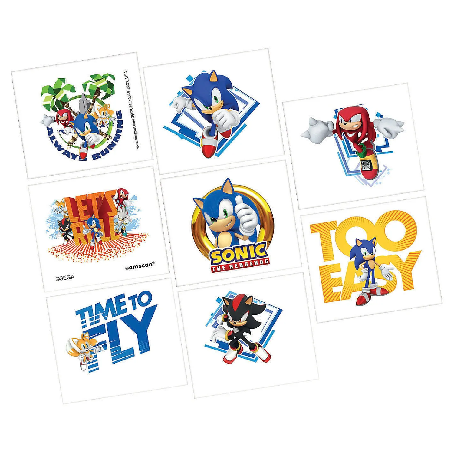 sonic_the_hedgehog_tempor_0.webp Sonic The Hedgehog™ Temporary Tattoos - 8 Pc<Oriental Trading Best