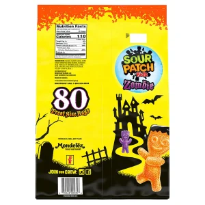 Sour Patch Kids Zombie Candy Treat Packs - 80 Pc.<Oriental Trading Flash Sale