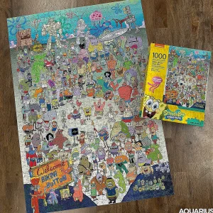 Oriental Trading Puzzles*Spongebob Squarepants Cast 1000 Piece Jigsaw Puzzle