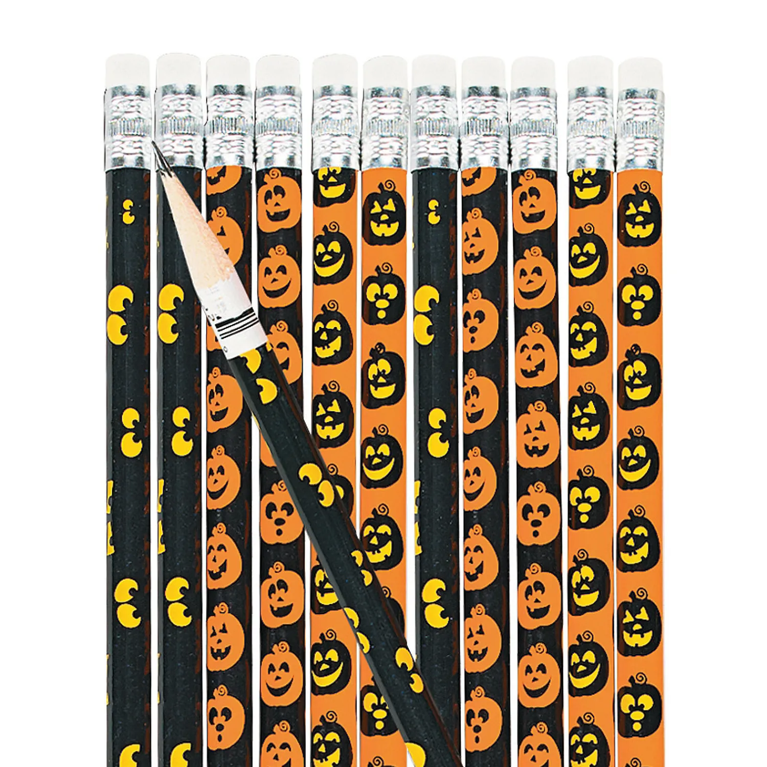 spooky_eyes__jackolantern_0.webp Spooky Eyes & Jack-O'-Lantern Pencils - 24 Pc.<Oriental Trading Best