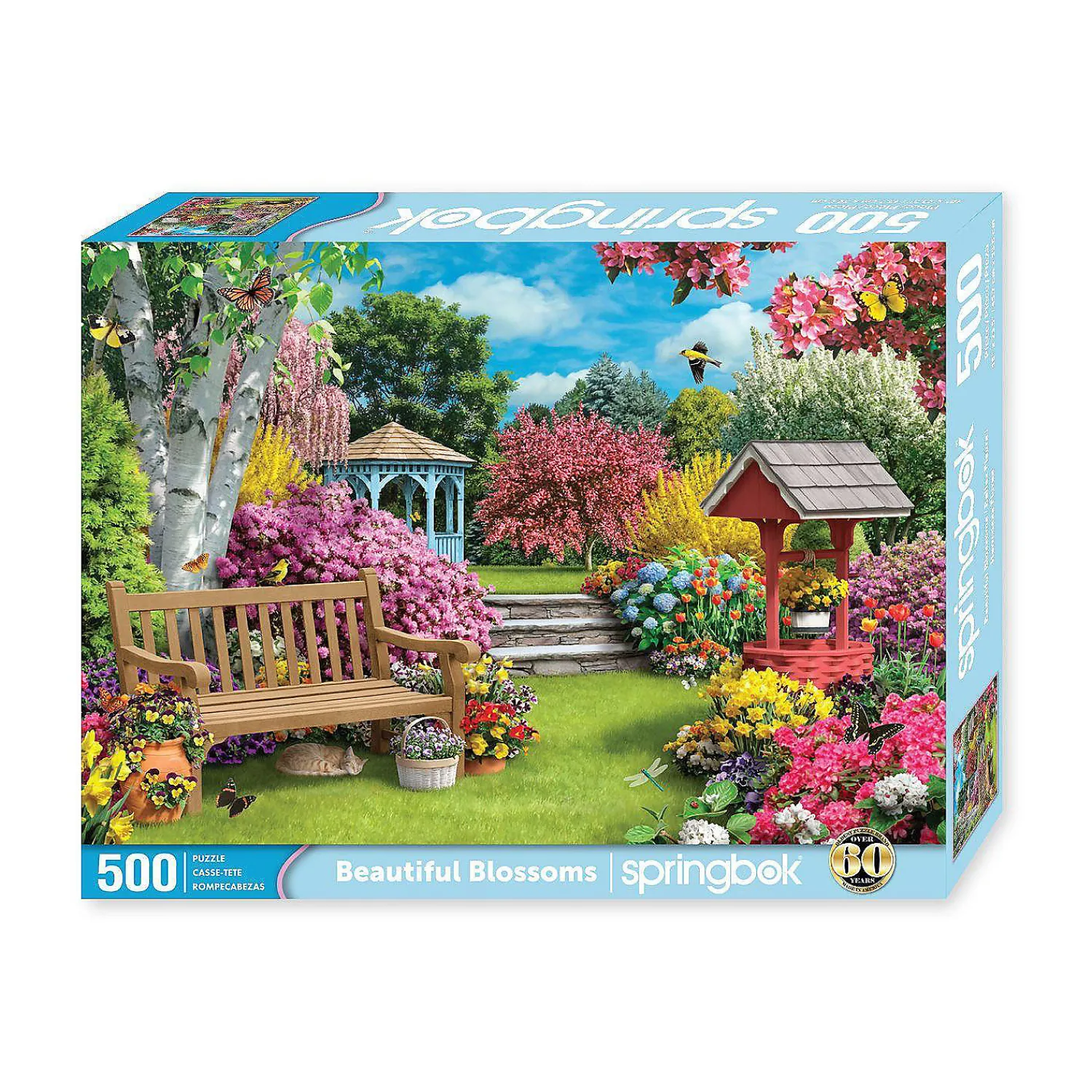 springboks__piece_jigsaw__0.webp Oriental Trading Puzzles*Springbok's 500 Piece Jigsaw Puzzle Beautiful Blossoms - Made In Usa