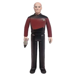 Oriental Trading Character Toys*Star Trek The Next Generation Captain Picard Tng Patrick Stewart Reaction Figure Super7