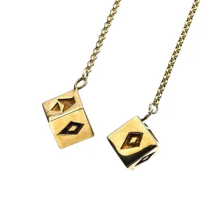 Oriental Trading Pretend Play*Star Wars Han Solo Corellian Gold 3D Dice Necklace