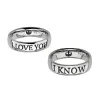 Oriental Trading Pretend Play*Star Wars "I Love You" / "I Know" Ring Set, Women's Size 7, Men's Size 10
