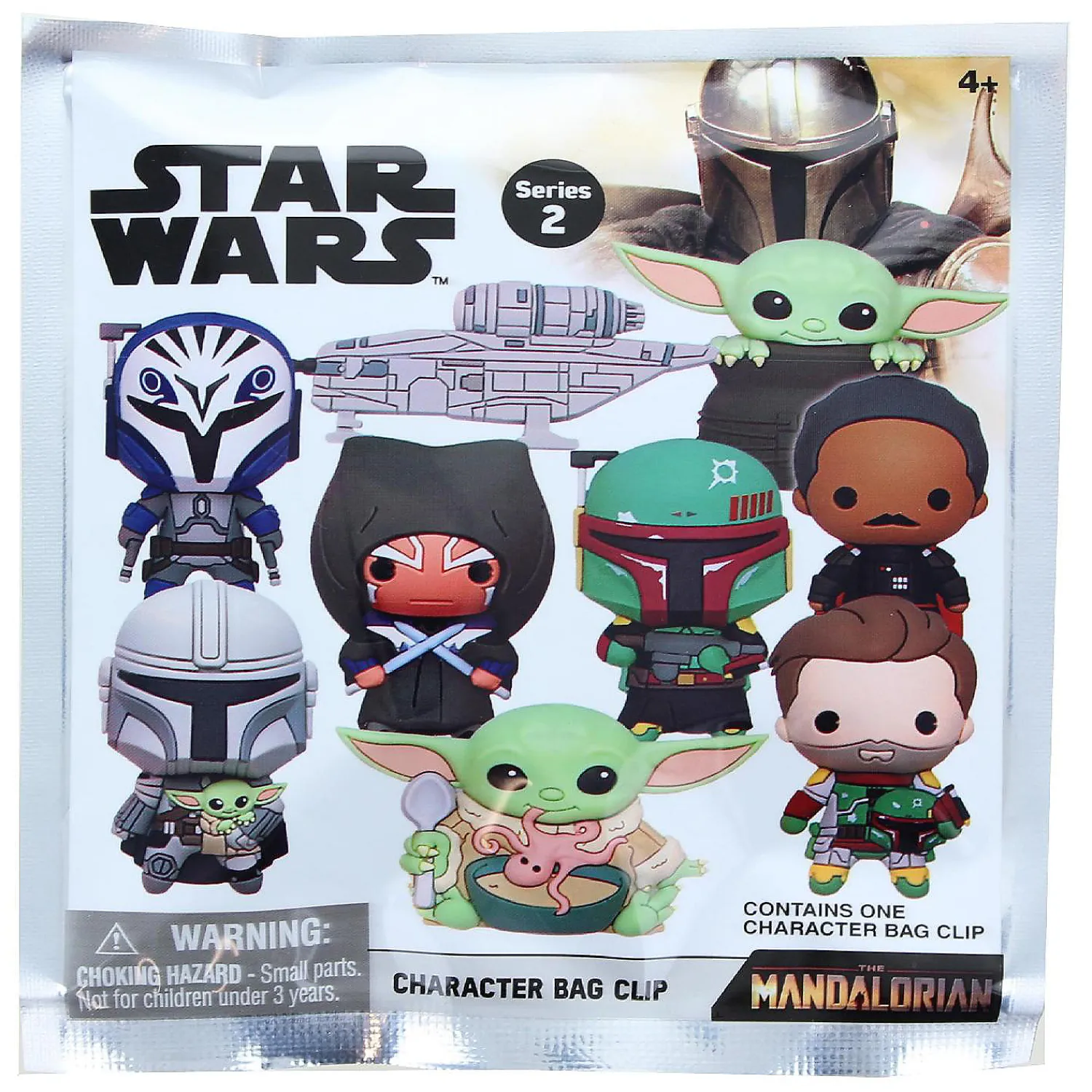 star_wars_mandalorian_ser_0.webp Oriental Trading Character Toys*Star Wars Mandalorian Series 2 3D Foam Bag Clip One Random