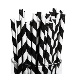 Striped Paper Straws - 24 Pc.<Oriental Trading Store