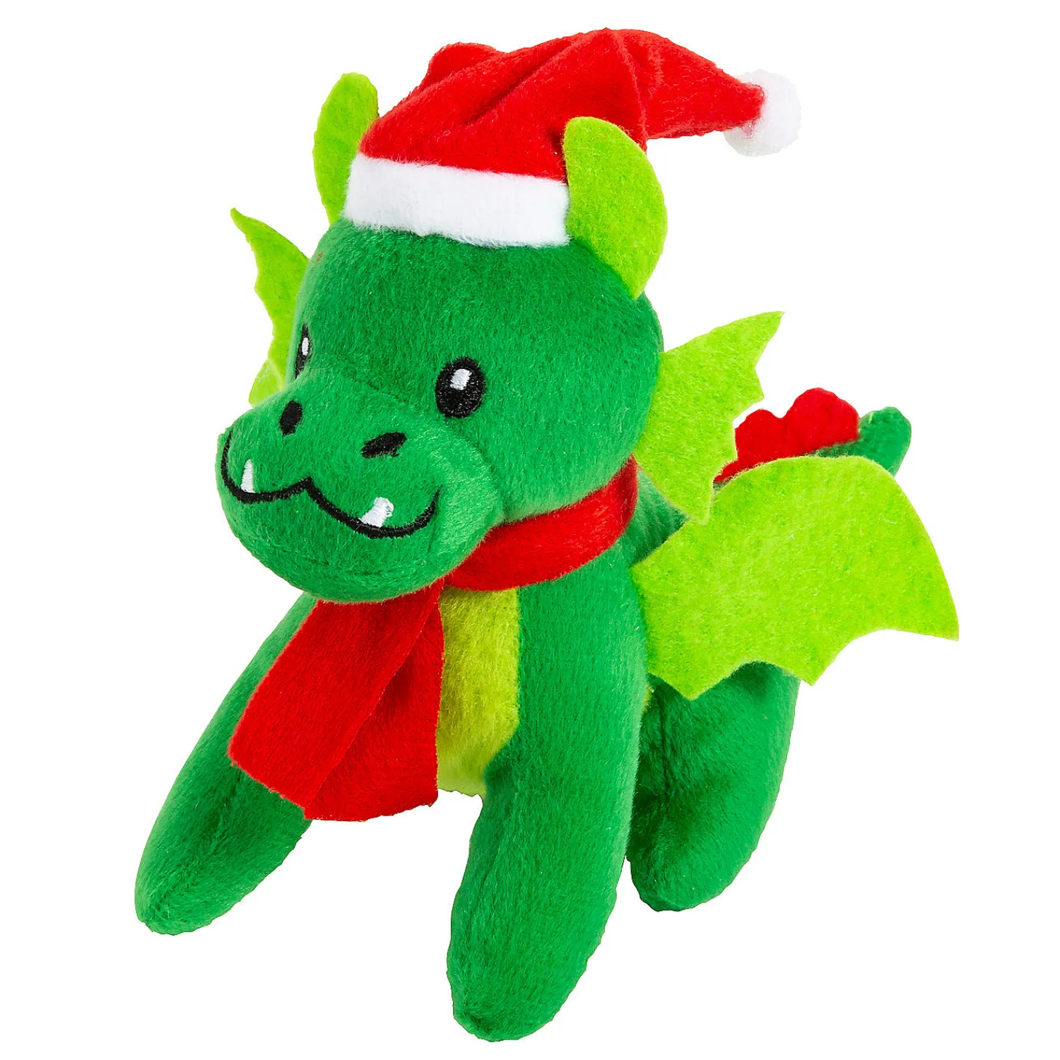stuffed_christmas_dragons_0.webp Oriental Trading Stuffed Animals & Plush Toys*Stuffed Christmas Dragons - 12 Pc.