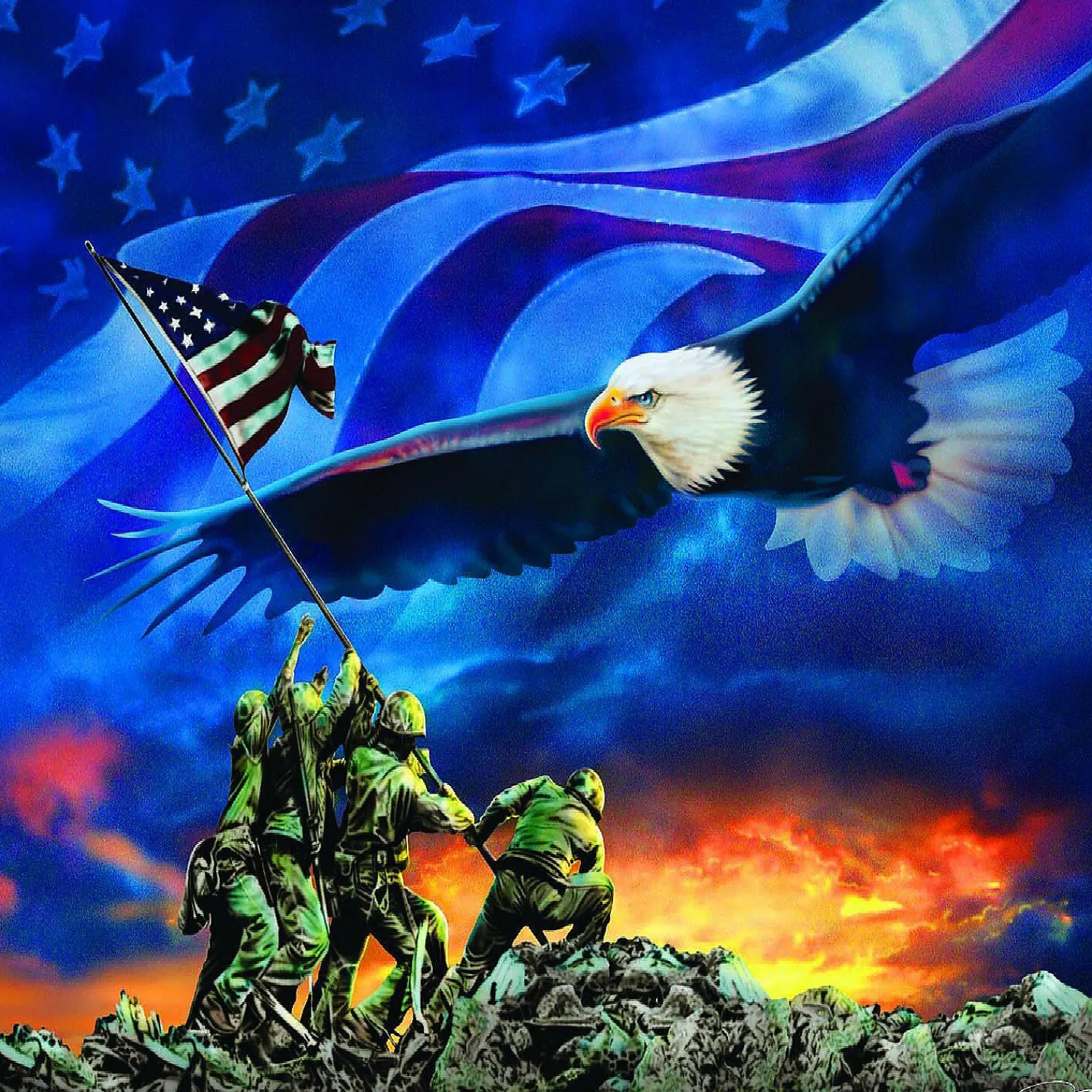 sunsout_grand_old_flag__p_0.webp Oriental Trading Puzzles*Sunsout Grand Old Flag 500 Pc Jigsaw Puzzle