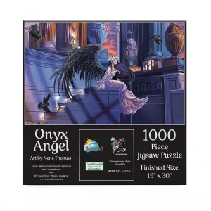 Oriental Trading Puzzles*Sunsout Onyx Angel 1000 Pc Jigsaw Puzzle