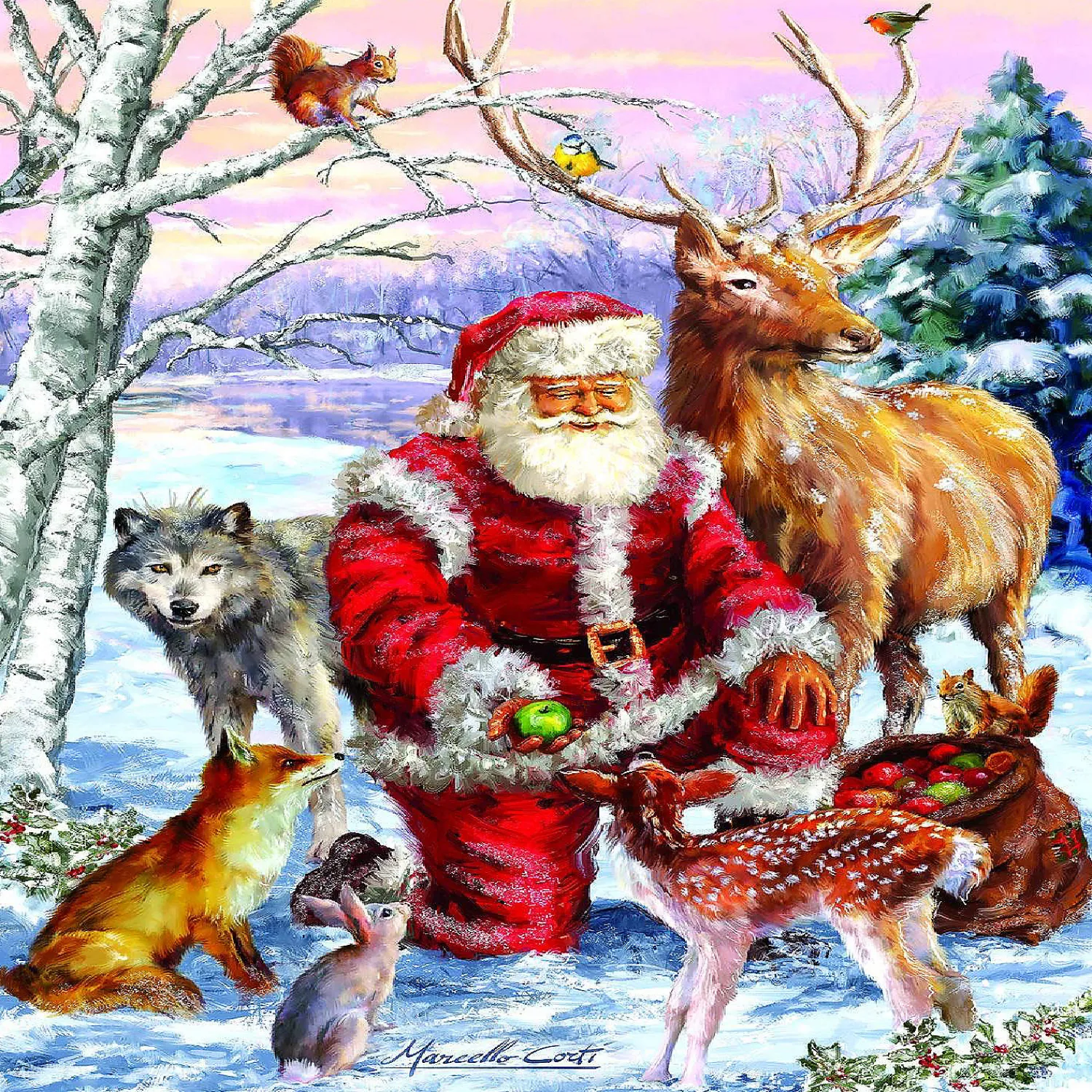 sunsout_santas_menagerie__0.webp Oriental Trading Puzzles*Sunsout Santa's Menagerie 1000 Pc Jigsaw Puzzle
