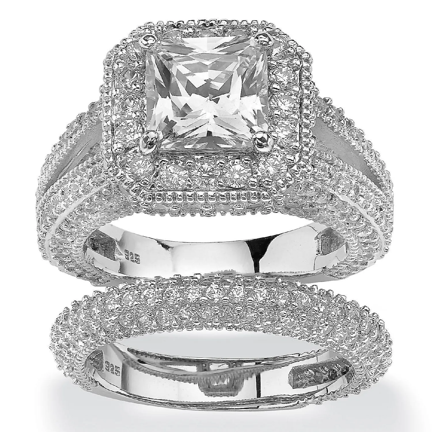 tcw_cz_twopiece_halo_bri_0.webp Oriental Trading Rings*5.08 Tcw Cz Two-Piece Halo Bridal Set
