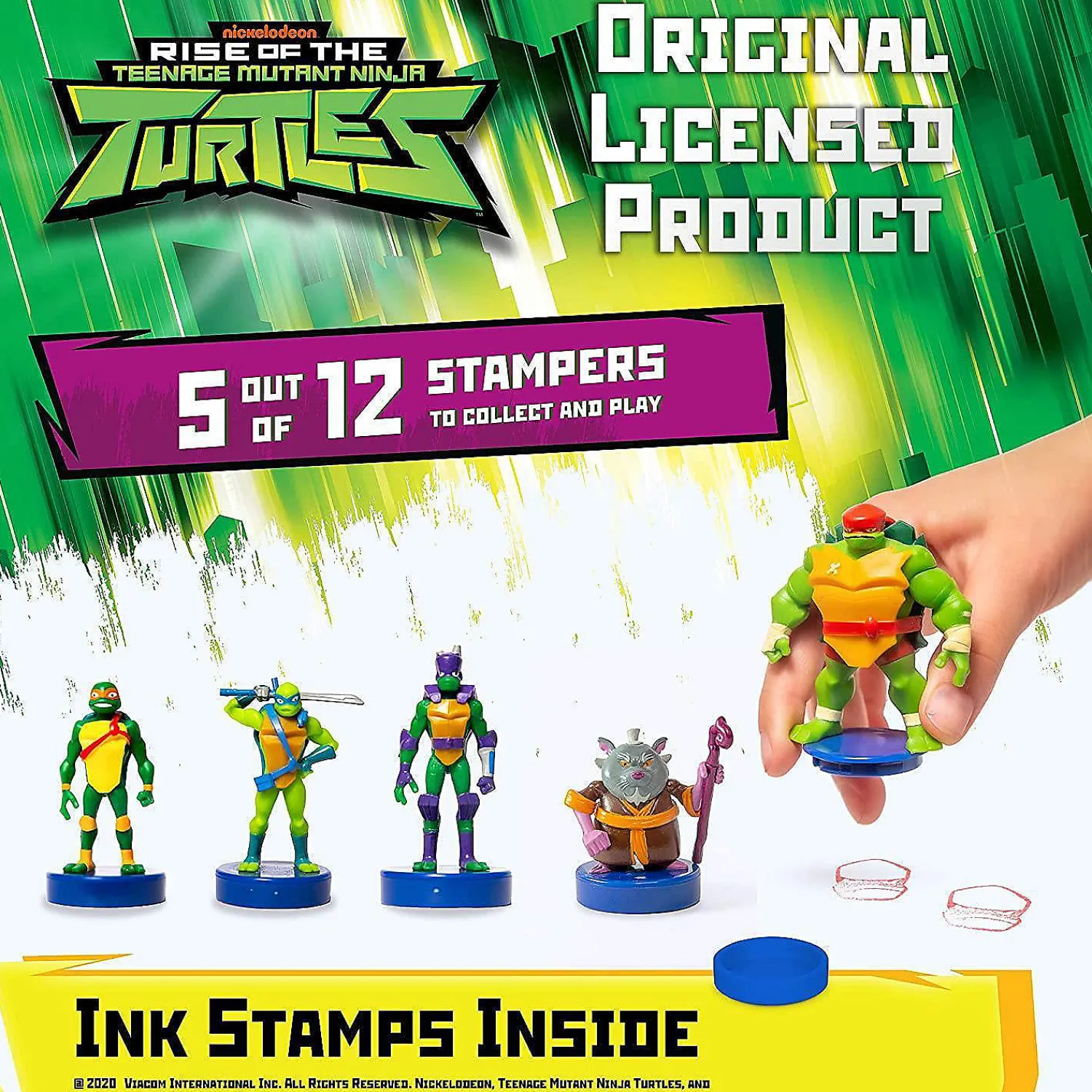 teenage_mutant_ninja_turt_1-4.webp Oriental Trading Character Toys*Teenage Mutant Ninja Turtles Stamps 5Pk Giant Raph Hamato Mikey Donnie Leo Figure Pmi International