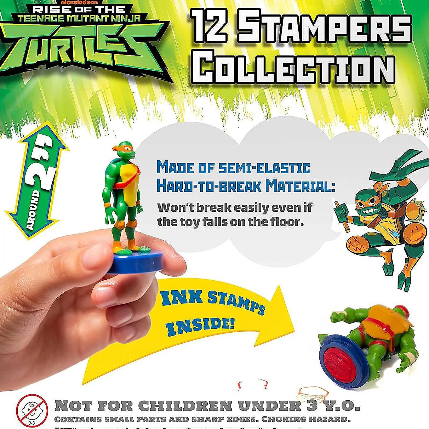 teenage_mutant_ninja_turt_3-1.webp Oriental Trading Character Toys*Teenage Mutant Ninja Turtles Stamps 5Pk Giant Raph Hamato Mikey Donnie Leo Figure Pmi International