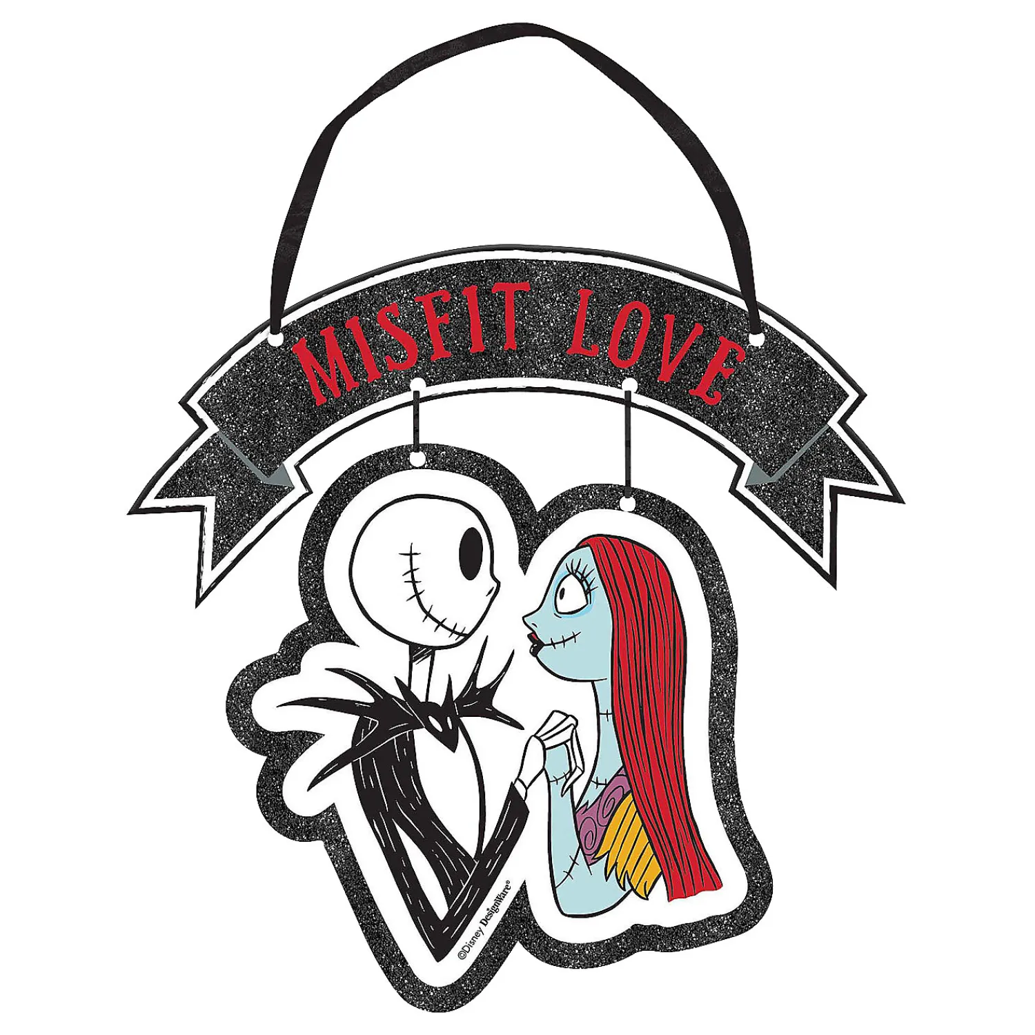 the_nightmare_before_chri_0.webp The Nightmare Before Christmas Misfit Love Door Sign<Oriental Trading New