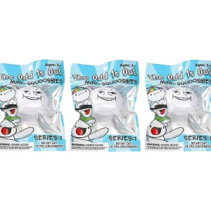 Oriental Trading Character Toys*The Odd 1S Out Mini Squooshies 3Pk Series 1 Random Figure Set Foam Ucc