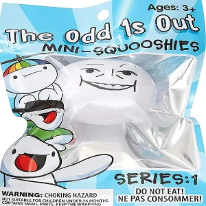 Oriental Trading Character Toys*The Odd 1S Out Mini Squooshies 3Pk Series 1 Random Figure Set Foam Ucc