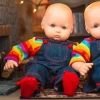 Oriental Trading Play Sets*The Queen's Treasures 15 Inch Baby Doll Clothes, Rainbow Bitty Tee Shirt, Denim Overalls And Red Shoes